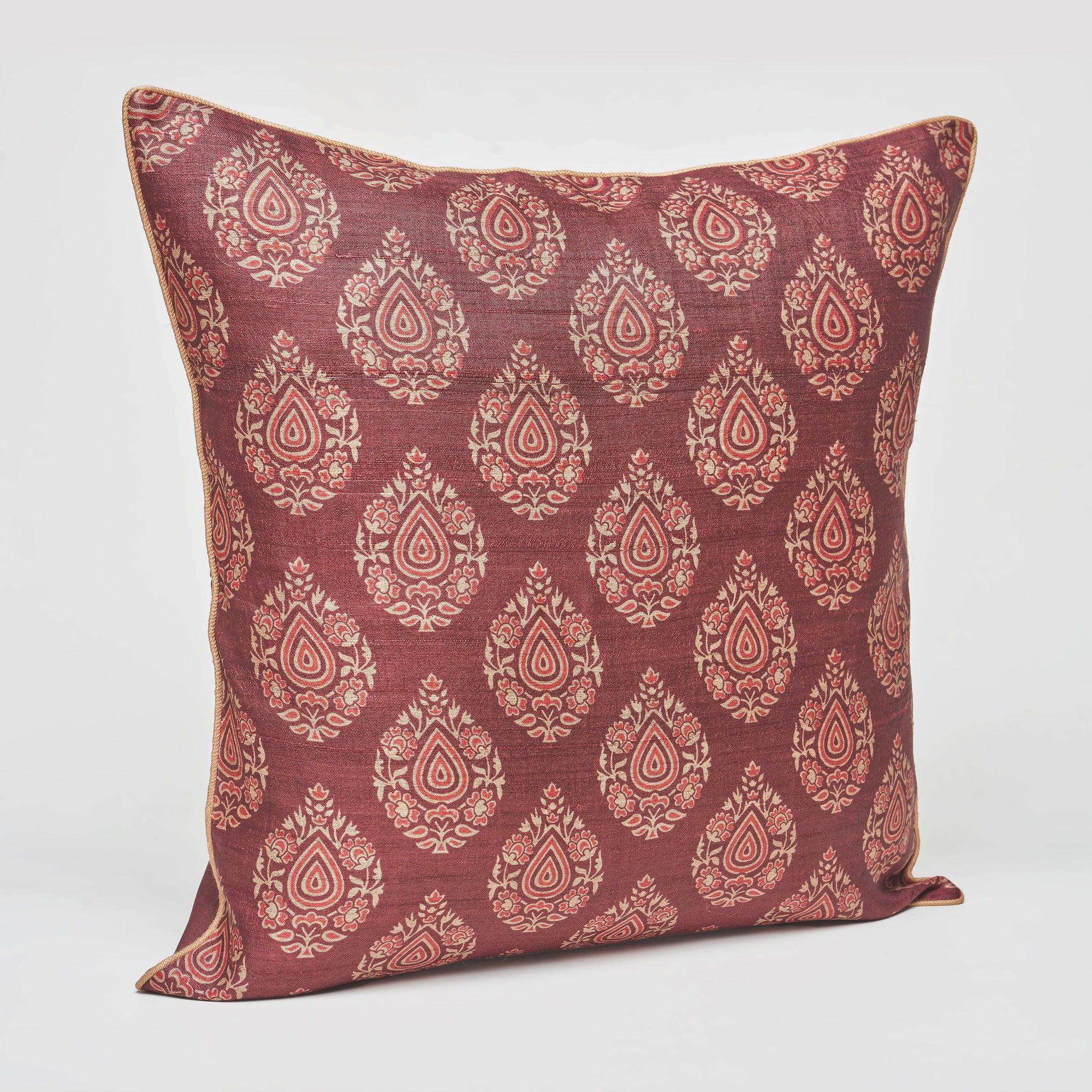 Kyyarii Pure Silk Ethnic Cushion Covers (Single piece)