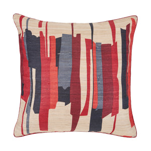 Kyyarii Abstract Pure Silk Handloom Ethnic Cushion Covers (Single piece)