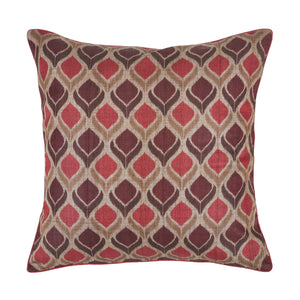 Kyyarii Geometric print Handloom Silk Cushion Covers (Single piece)
