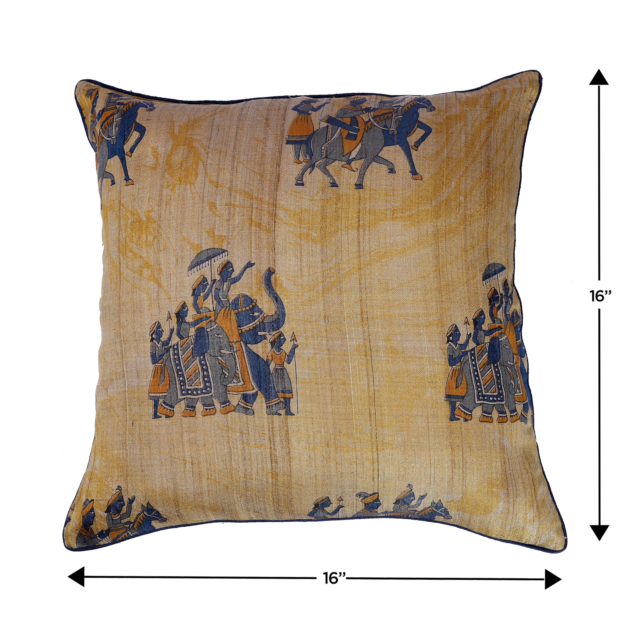 Kyyarii Pure Silk Handwoven Cushion Covers (Single Piece)