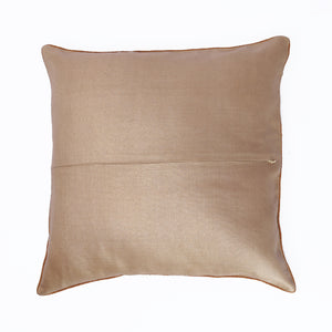 Kyyarii Handwoven Chevron print Pure Silk Cushion Cover (Single piece)