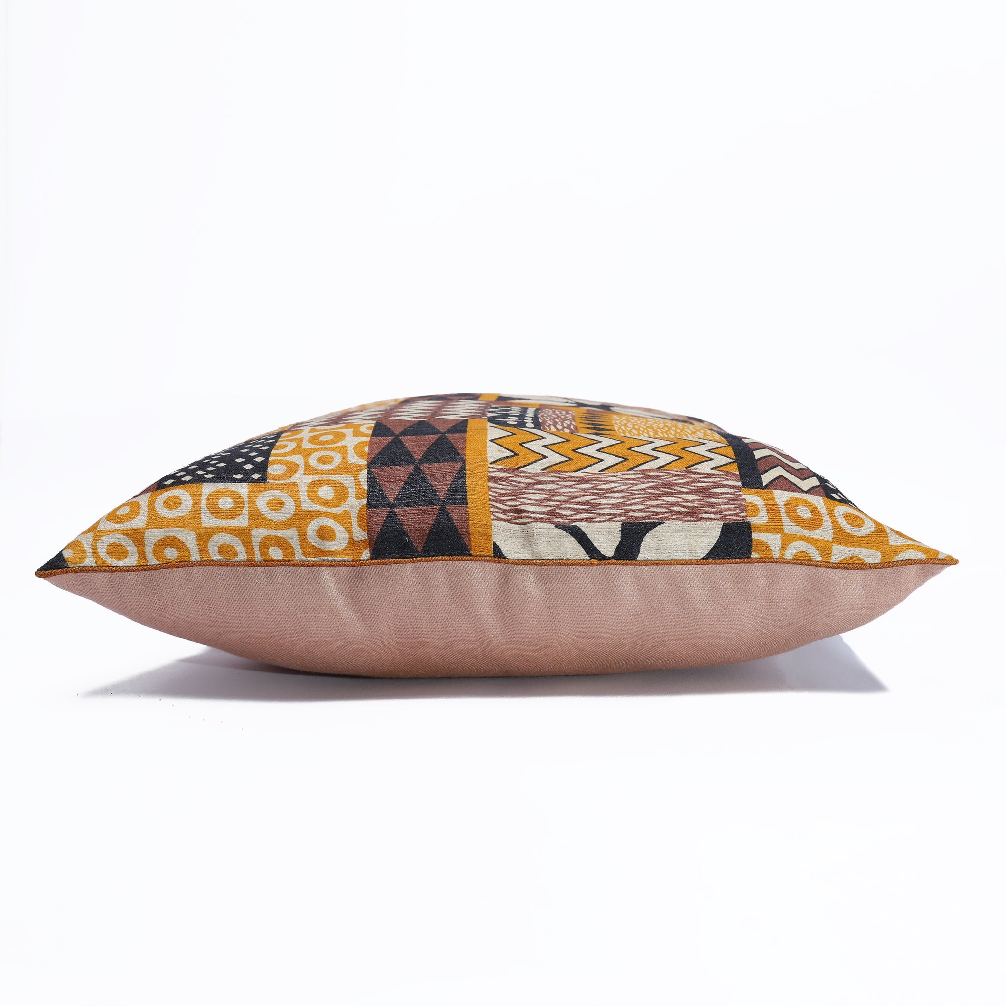 Kyyarii printed Pure Silk Ethnic Cushion Covers (Single piece)