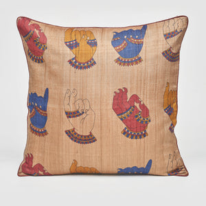 Kyyarii Pure Silk Ethnic Cushion Covers (Single Piece)